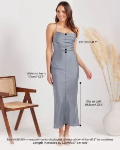 Diane Dress-Mercury 15 Diane Dress-Mercury -Twosisters The Label TS758 Twosisters The Label Diane Dress Size 1450cc9e 5a7a 44f3 9a68 fe91478bb86e