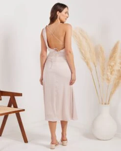 Alternative view of Daphne Dress-Champagne