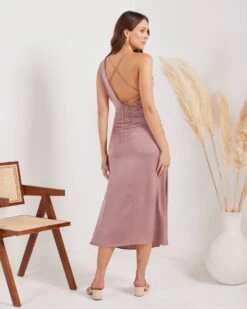 Alternative view of Daphne Dress-Mauve