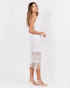 Deni Dress-White 7 Deni Dress-White -Twosisters The Label TS764 White Twosisters The Label DeniDress White 03