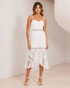 Adeline Dress-White -Twosisters The Label TS766 White AdelineDress White 01