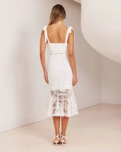 Alternative view of Darcie Dress-White