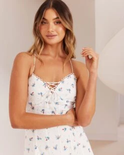 Savannah Dress-White Floral 10 Savannah Dress-White Floral -Twosisters The Label TS774 WF SavannahDress WhiteFloral 03