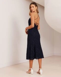 Alternative view of Serenity Dress-Navy