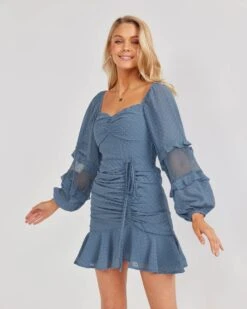 Georgia Dress-Blue -Twosisters The Label TS793 B GeorgiaDress Blue 02