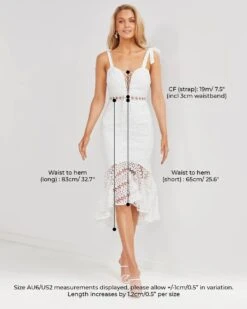 Daniela Dress-White -Twosisters The Label TS800 W Daniela Dress White Size 40a678ae 900b 4481 ad50 7993f9d35636