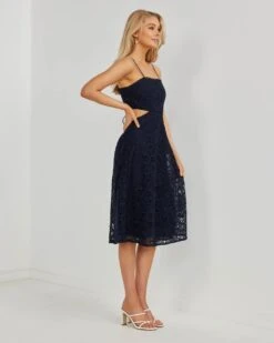 Emilia Dress-Navy 7 Emilia Dress-Navy -Twosisters The Label TS803 Navy Emilia Dress Navy 03