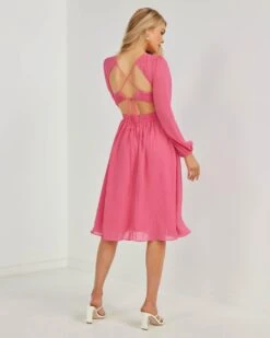 Leilani Dress-Pink 12 Leilani Dress-Pink -Twosisters The Label TS806 Pink Leilani Dress Pink 04