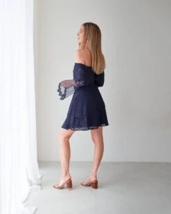 Eadin Dress-Navy 10 Eadin Dress-Navy -Twosisters The Label TS839 Navy Eadin Dress Navy 002