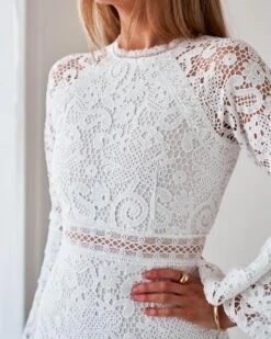 Charlise Dress-White -Twosisters The Label TS843 White Charlise Dress White 006