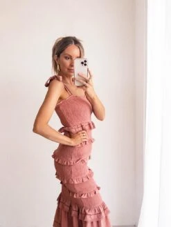 Adele Dress-Mauve 12 Adele Dress-Mauve -Twosisters The Label TS847 Mauve Adele Dress Mauve 006