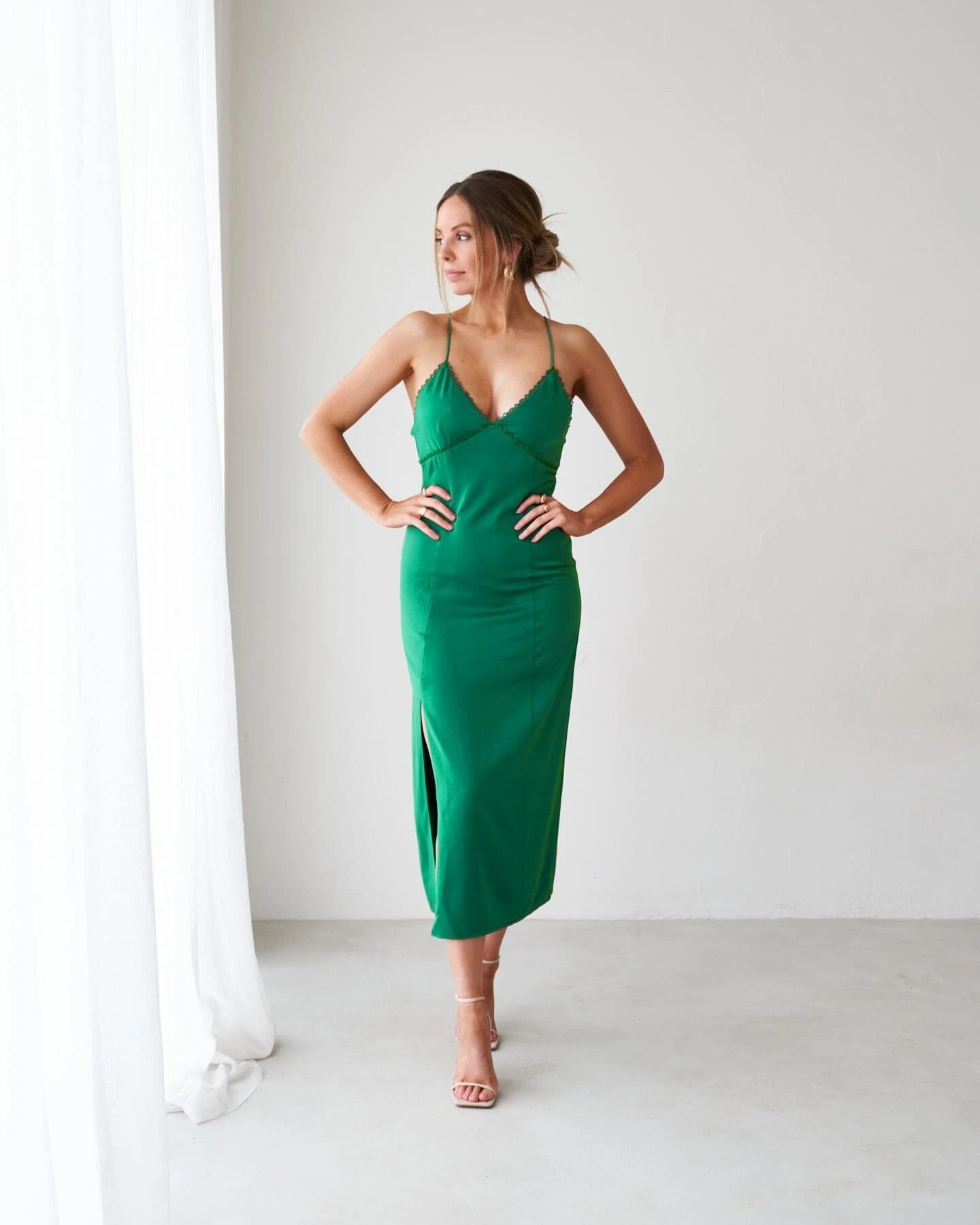 Blake Dress-Green 1 Blake Dress-Green