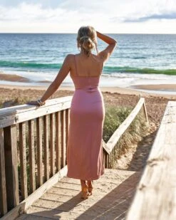 Aimee Dress-Pink -Twosisters The Label TS857 Pink Aimee Dress Pink 003