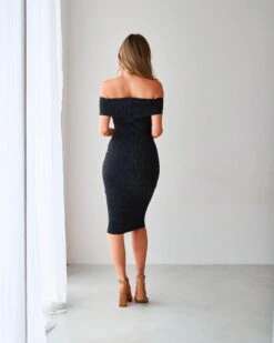 Brenda Dress-Black 7 Brenda Dress-Black -Twosisters The Label TS860 Black Brenda Dress Black 003