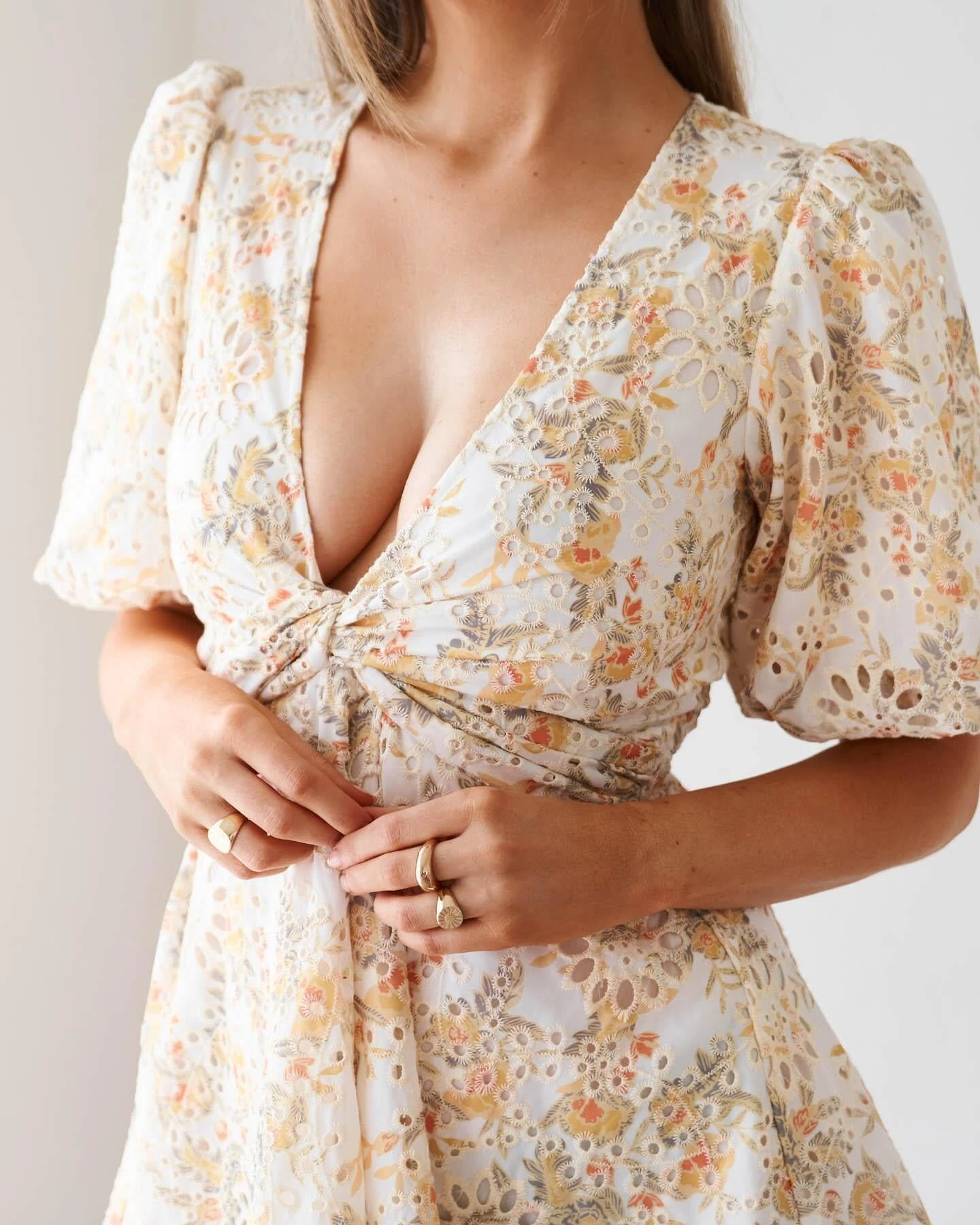 Fion Dress-Yellow Floral 4 Fion Dress-Yellow Floral - Image 4