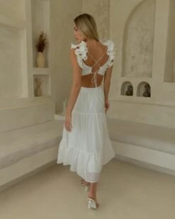 Alternative view of Elliana Dress - White
