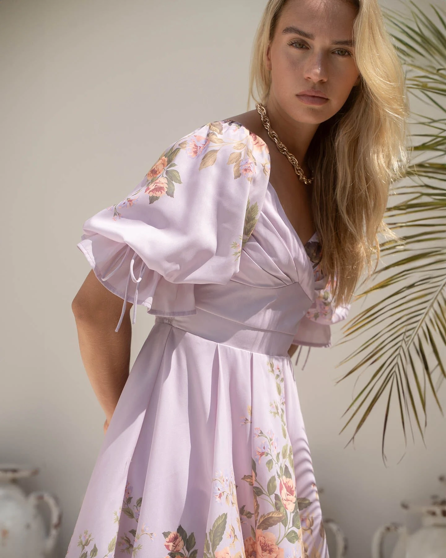 Rhiannon Dress - Purple Print 5 Rhiannon Dress - Purple Print - Image 5