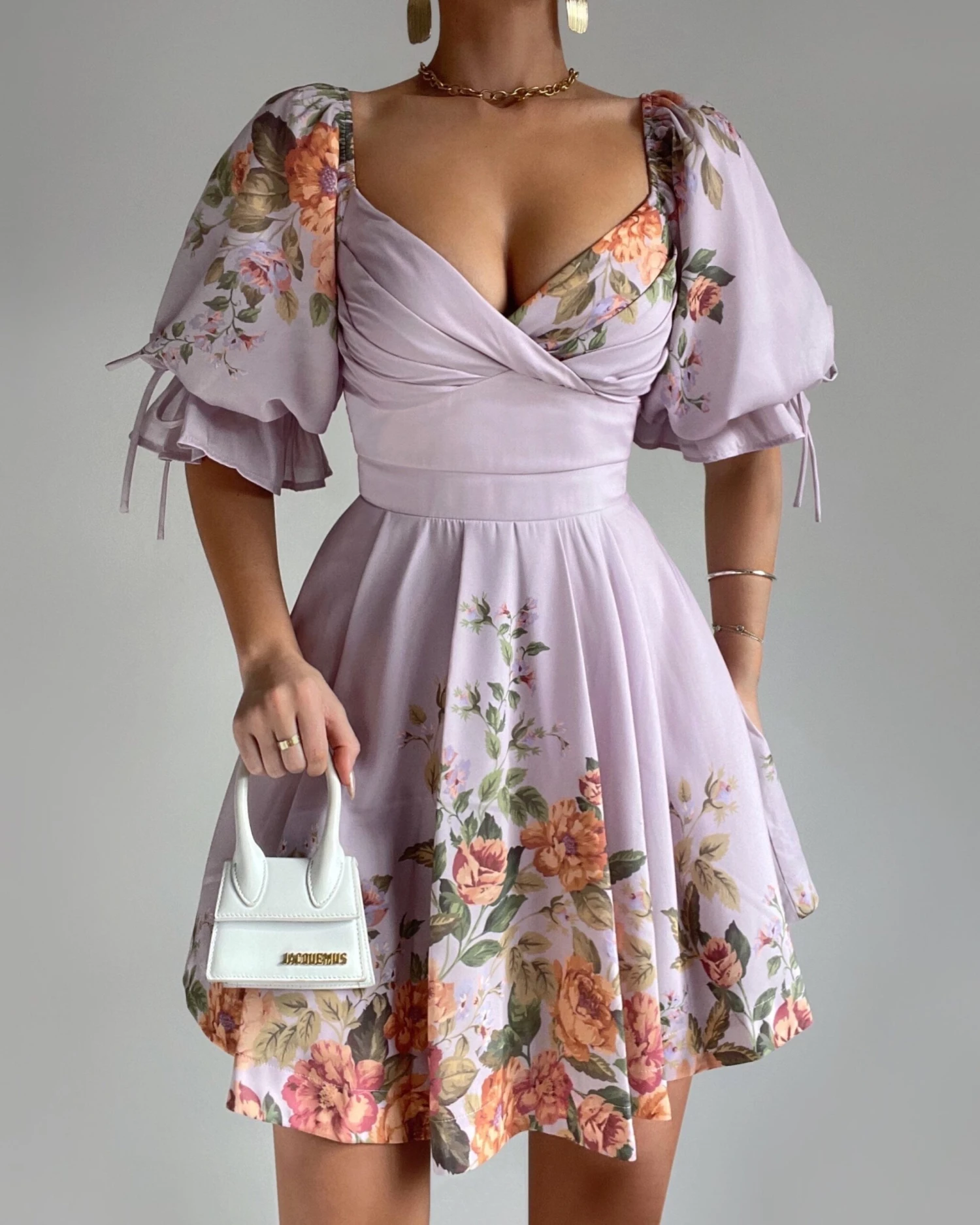Rhiannon Dress - Purple Print 4 Rhiannon Dress - Purple Print - Image 4