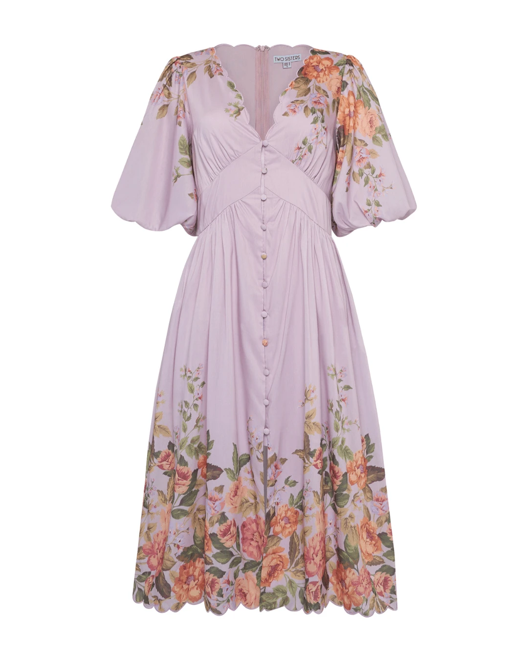 Elodie Dress - Purple Print 7 Elodie Dress - Purple Print - Image 7