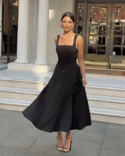Alternative view of Danielle Dress-Black