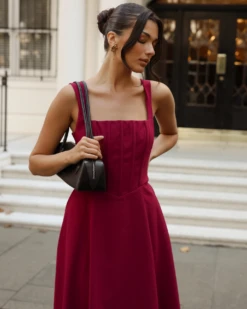 Alternative view of Danielle Dress-Wine