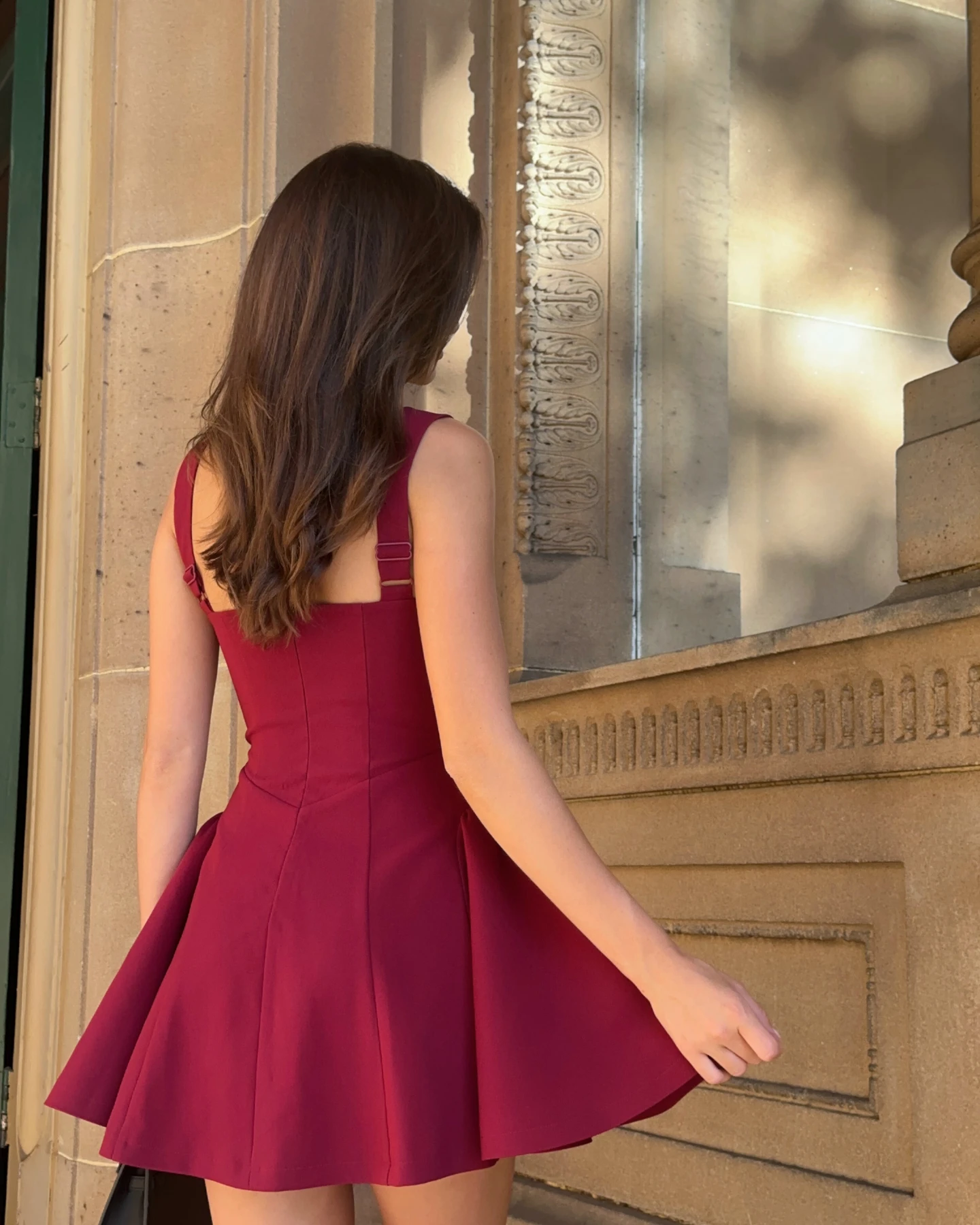 Dorothy Dress-Wine 2 Dorothy Dress-Wine - Image 2