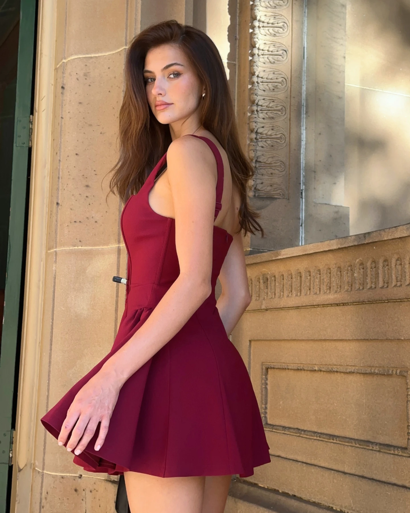 Dorothy Dress-Wine 4 Dorothy Dress-Wine - Image 4