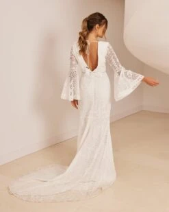 Eden Bridal Gown 14 Eden Bridal Gown -Twosisters The Label TSB002 W Eden Bridal Gown White 0002 3