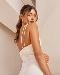 Celeste Bridal Gown 13 Celeste Bridal Gown -Twosisters The Label TSB003 W Celeste Bridal Gown White 0003 4