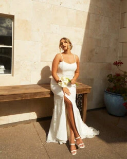 Belle Bridal Gown 26 Belle Bridal Gown -Twosisters The Label TSB004 BelleBridalGown White 003