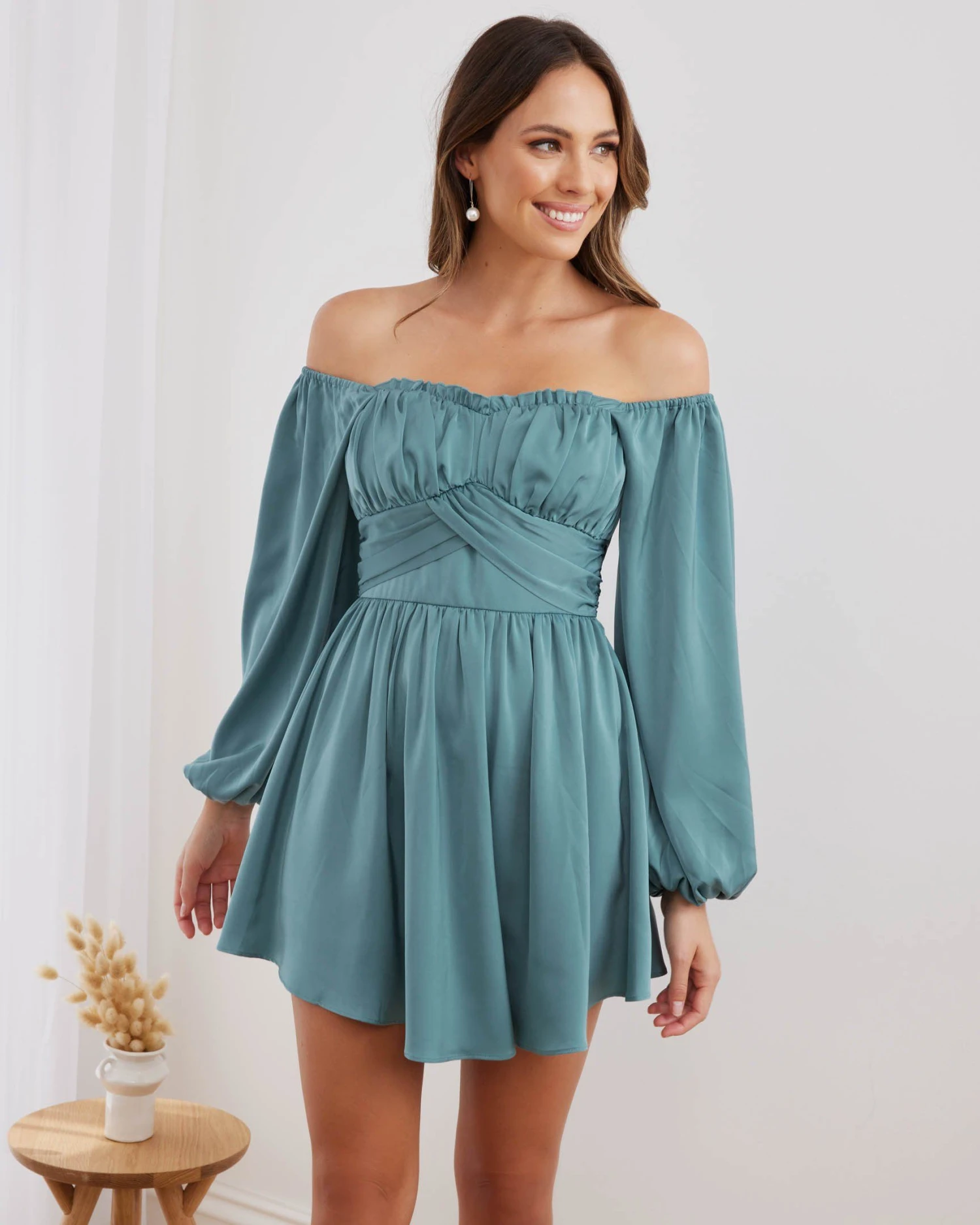 Riviera Dress - Teal 5 Riviera Dress - Teal - Image 5