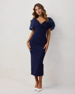 Alternative view of Jeslyn Dress-Navy