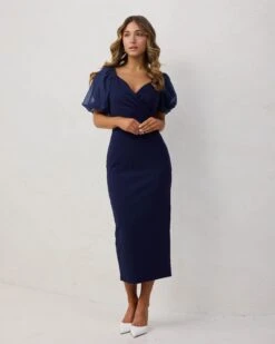 Jeslyn Dress-Navy