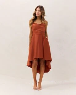 Alternative view of Marie Dress-Rust