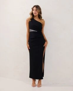 Deborah Dress-Black -Twosisters The Label Two Sisters June 43862